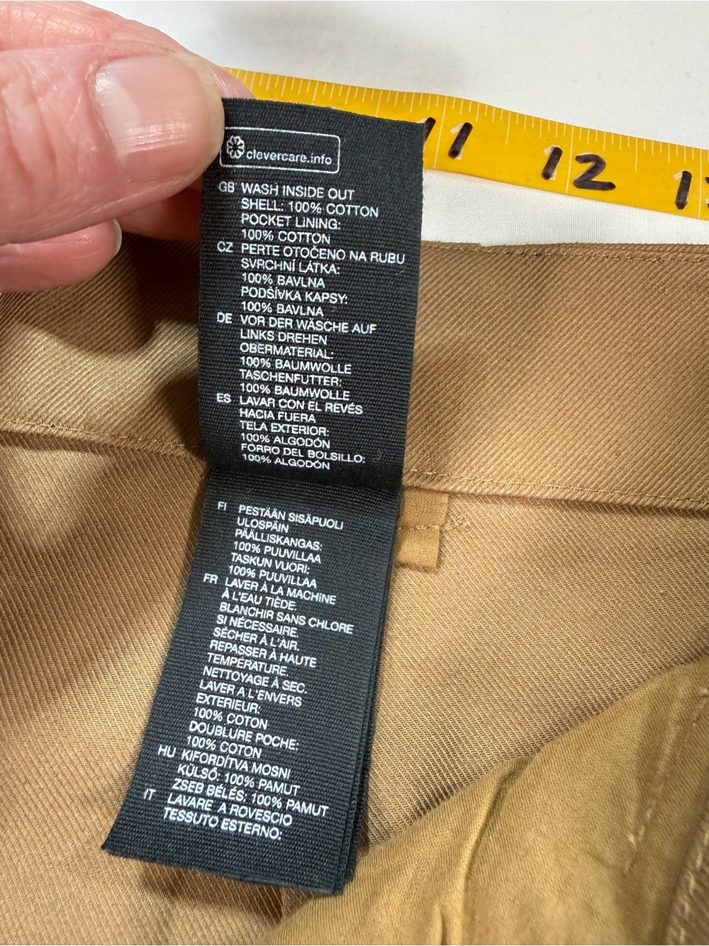 STOCKHOLM ATELIER & OTHER STORIES Brown side stripe High-Rise pants size 8 - Picture 13 of 16